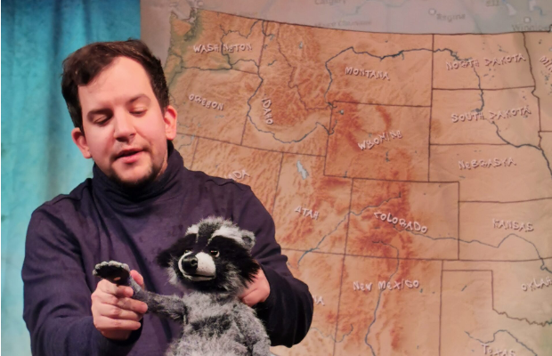marotte Figurentheater: Rocky Waschbär – Der Apfelkuchendieb